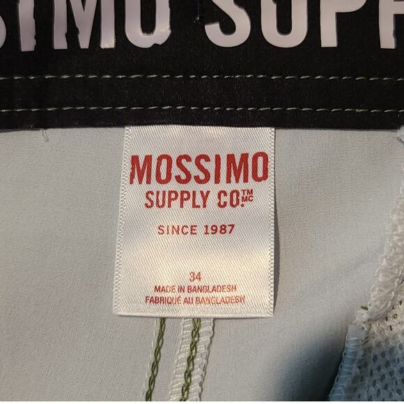 NEW Mossimo Supply Co swim board shorts LOT - green camo / black geometric - 34 - Picture 9 of 10